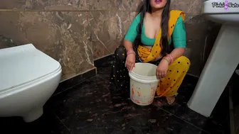 Desi Auntie Craving Thick Cock In Bathroom Gets Pounded Hard By Nephew