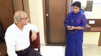 Indian Maid Gets Pounded By Mature Boss Alone In His Empty House