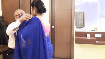 Indian Maid Gets Pounded By Mature Boss Alone In His Empty House