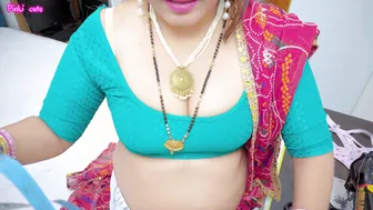 Desi Tailor Bahu Gets Her Hairy Chut Drilled By Sasur During Measurements
