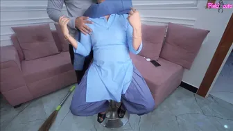 Desi Female Guard Caught Watching Porn Gets Fucked By Sweeper At Office