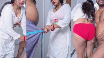 Tailor Woman Screams As Customer Pounds Her Ass Doggy And Cums Big