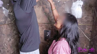 Indian Bhabhi Rims Plumber's Ass Then Gets Drilled By His Big Cock