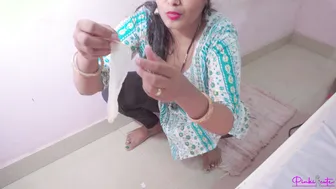 Indian Maid Rides Her Boss Reverse Cowgirl While Cleaning His House
