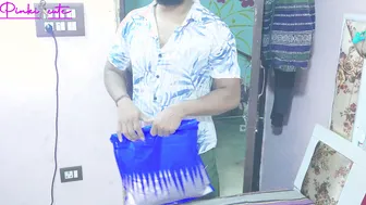 Desi Stepsister Strips Naked While Salon Man Shaves Her Hairy Pussy