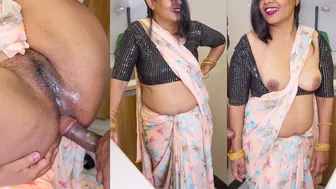 Desi Wife Tries Painful Anal In Saree To Please Her Husband Tonight