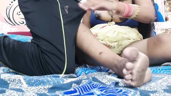 Indian Chachi Gets Her Hairy Pussy Shaved Clean Before Rough Fucking