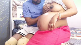 Pregnant Desi Bhabhi Gives Devar A Sloppy Blowjob Before Swallowing Cum