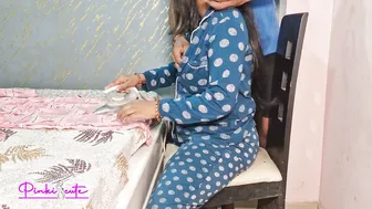 Husband's Friend Lifts Her Leg And Pounds Her Hard With Hindi Audio