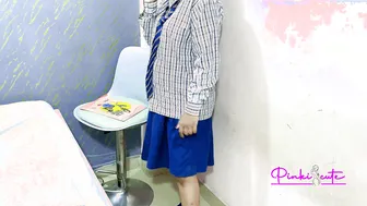 Indian Teacher Makes His Student Swallow Every Drop After Face Fucking