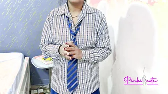 Indian Teacher Makes His Student Swallow Every Drop After Face Fucking