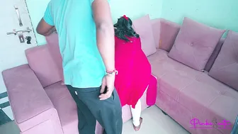 Married Indian Woman Fucked By Sofa Mechanic And Gets Cum On Her Ass