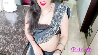 Indian Aunt Begs Stepson To Cover Her Face With His Thick Creamy Load