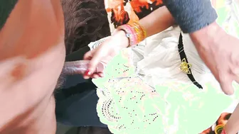 Desi Girlfriend Sucking Another Man's Cock While Her Boyfriend Watches Close