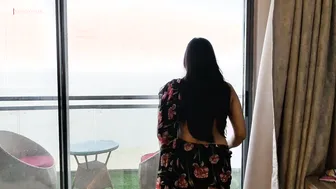 Desi Daughter In Law Fucked Hard On Balcony Overlooking Delhi Skyline