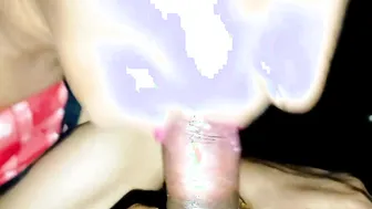 Desi Man Cumming Inside His Girlfriend's Mouth After Blowjob