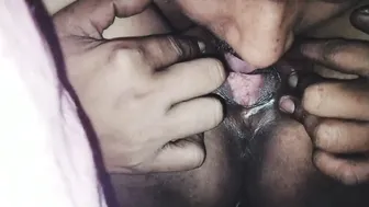 Village Bhabhi Spreads Her Legs Wide As He Licks Her Wet Pussy All Night