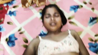 Village Bhabhi Spreads Wide On Cot While Her Lover Thrusts Deep Inside