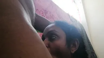 Desi Stepmother In Tight Saree Teasing Her Stepson Around The House Daily
