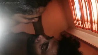 Desi Girl Doing Dirty Things With Her Man Before Sleep At Night