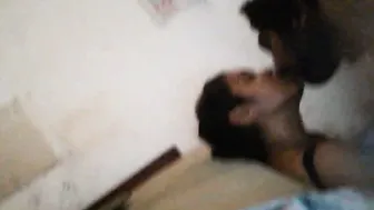 Teasing Aunty's Big Nipples Through Thin Blouse In Living Room Afternoon