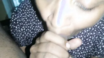 Sri Lankan Stepdaughter Sucking Me Off In Her School Uniform Secretly