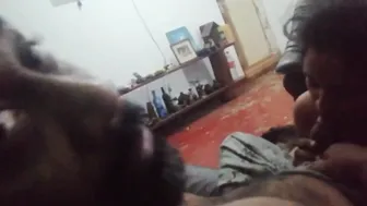 Desi Father-In-Law's Thick Cock Slips Out From Under His Lungi At Home