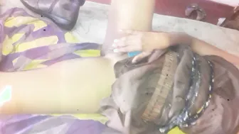 Indian Stepmum Moaning Loud While I Pound Her From Behind On The Bed