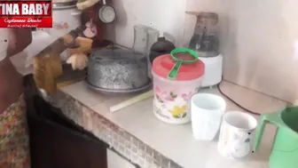 Indian Maid In Cheetha Dress Teases Me While My Wife Is Away At Work