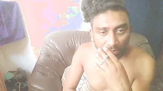 Desi Widow Catches Visiting Nephew Naked Stroking Cock In Guest Bedroom