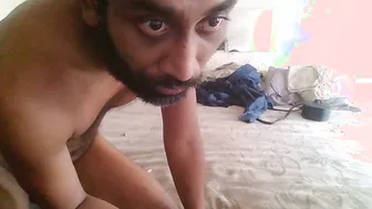 Punjabi Factory Worker Strips Sari After Shift For Birthday Cock Celebration