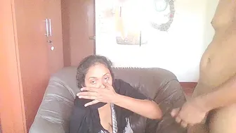 Telugu Hijab Lady Working At Home Office Gives Amazing Blowjob