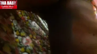 Indian Maid In Floral Dress Teasing Him While His Wife Is Away