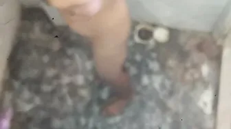 Desi Couple Bathing Naked Together While He Sucks Her Big Boobs