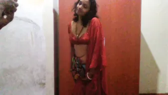 Indian Stepsister Arrives For Diwali Wearing A Low-Cut Salwar Kameez
