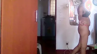 Indian Stepmother Fucker Starter Pounding Her Pussy In The Bedroom