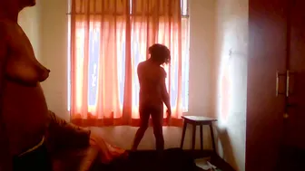 Sri Lankan Maid Strips Behind The Scenes Showing Her Naked Body
