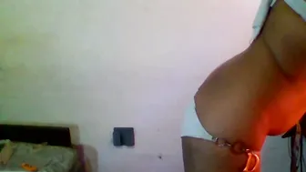 Indian Tina Puts On Her Best Saree Getting Ready For A Night Out