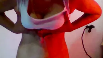 Telugu Tina Baby Getting Ready To Go Out Part 2 Showing Sexy Assets