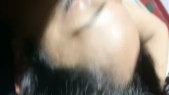 Desi Wife Sits On His Face Smothering Him With Her Dripping Wet Pussy