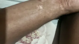 Indian Aunty's Boytoy Fingers Her Pussy For Hours In Her Bedroom Today