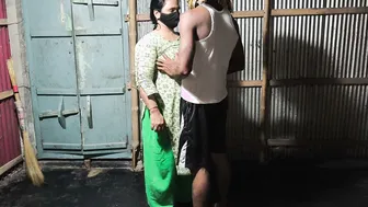 He Grabs His Aunty From Behind And Slides Deep Into Her Tight Ass