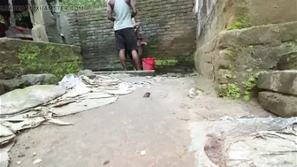 Bangladeshi Bhabhi Getting Fucked Outdoors During Monsoon Downpour