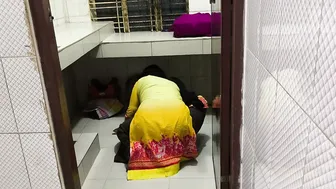 Indian Aunty Bent Over Cleaning Gets Surprise Anal From Eager Nephew