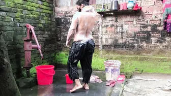 Desi Girlfriend Soapy In Shower Gets Hugged Tight And Assfucked Roughly