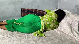 Desi Guy Finds Bhabhi On His Bed And Destroys Her Ass Without Warning