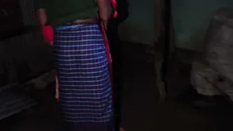 Indian Stepnephew Catches Stepaunt Peeing And Fucks Her From Behind