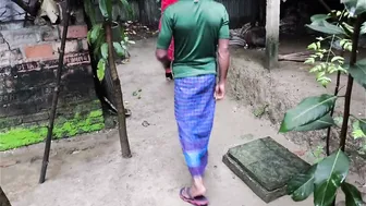 Indian Stepnephew Catches Stepaunt Peeing And Fucks Her From Behind