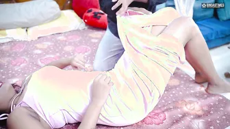 Desi Stepsister Begs Stepbrother To Cover Her Face With Multiple Loads