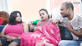 Two Indian Stepmoms Share Stepson's Cock In Filthy Threesome Session